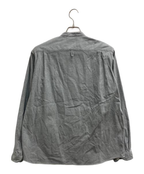 DANTON（ダントン）DANTON (ダントン) バンドカラーシャツ グレー サイズ:40の古着・服飾アイテム