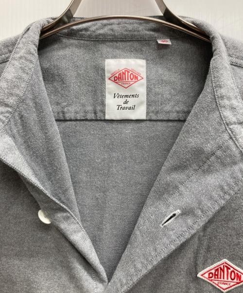 DANTON（ダントン）DANTON (ダントン) バンドカラーシャツ グレー サイズ:40の古着・服飾アイテム