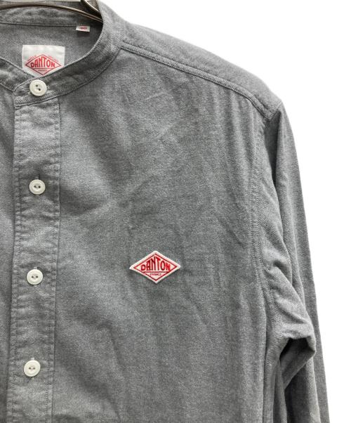 DANTON（ダントン）DANTON (ダントン) バンドカラーシャツ グレー サイズ:40の古着・服飾アイテム
