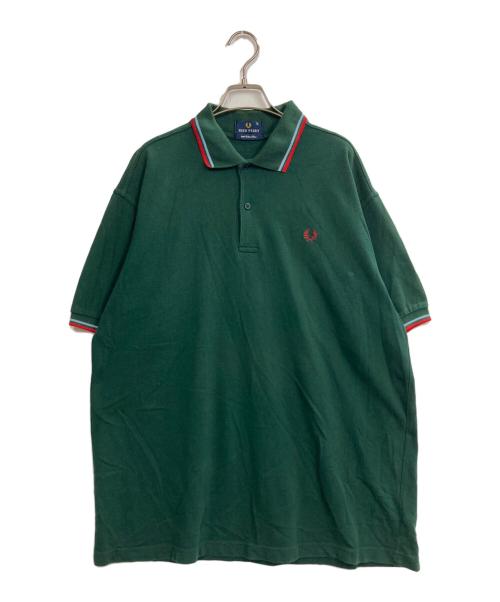 FRED PERRY（フレッドペリー）FRED PERRY (フレッドペリー) ポロシャツ グリーン サイズ:XLの古着・服飾アイテム