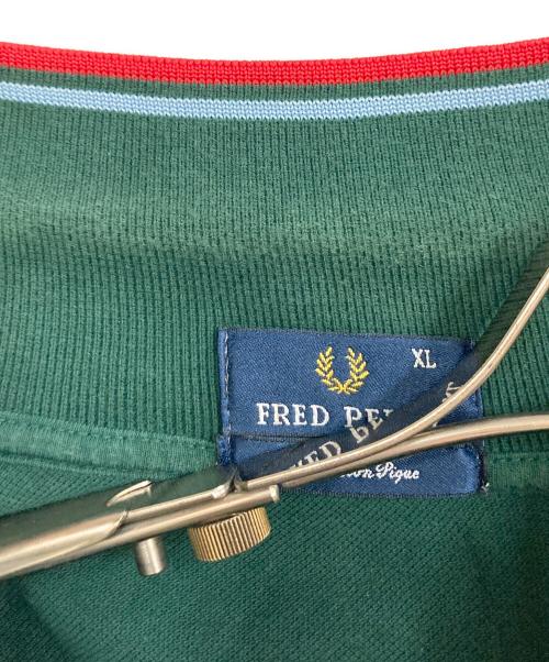 FRED PERRY（フレッドペリー）FRED PERRY (フレッドペリー) ポロシャツ グリーン サイズ:XLの古着・服飾アイテム
