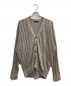 Christian Dior MONSIEURクリスチャンディオールムッシュ）の古着「シルクリネン混カーディガン」｜グレー