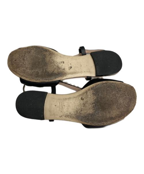 FENDI（フェンディ）FENDI (フェンディ) バックストラップサンダル ブラック サイズ:35の古着・服飾アイテム