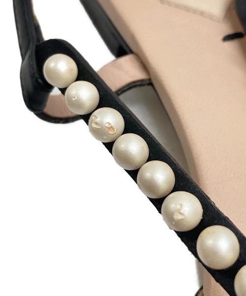 FENDI（フェンディ）FENDI (フェンディ) バックストラップサンダル ブラック サイズ:35の古着・服飾アイテム