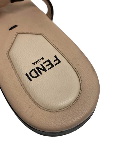 FENDI（フェンディ）FENDI (フェンディ) バックストラップサンダル ブラック サイズ:35の古着・服飾アイテム