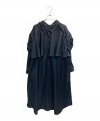 PAMEO POSEパメオポーズ）の古着「Holmes Shirts Dress」｜ネイビー