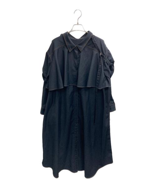 PAMEO POSE（パメオポーズ）PAMEO POSE (パメオポーズ) Holmes Shirts Dress ネイビー サイズ:Freeの古着・服飾アイテム