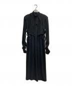 PAMEO POSEパメオポーズ）の古着「Armor dress」｜ブラック