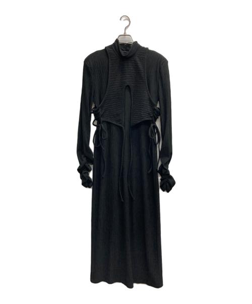 PAMEO POSE（パメオポーズ）PAMEO POSE (パメオポーズ) Armor dress ブラック サイズ:Sの古着・服飾アイテム