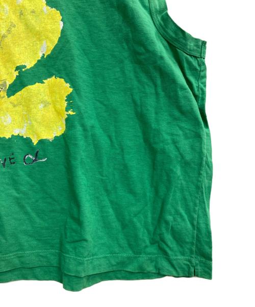 45R（フォーティファイブ・アール）45R (フォーティファイブ・アール) アネモネベタッチプリントのMキャミ グリーン サイズ:記載なし（実寸サイズを参照ください）の古着・服飾アイテム