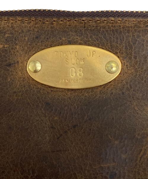 SLOW（スロウ）SLOW (スロウ) レザーウエストバッグ ブラウンの古着・服飾アイテム