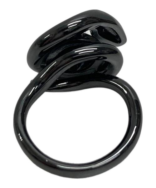 MIKA NAKASHIMA（ミカ ナカシマ）mika nakashima (ミカ ナカシマ) lost in echo (ロスト イン エコー) VIVIANO (ヴィヴィアーノ) スネークリング ブラック サイズ:-の古着・服飾アイテム