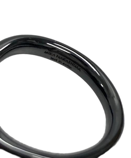 MIKA NAKASHIMA（ミカ ナカシマ）mika nakashima (ミカ ナカシマ) lost in echo (ロスト イン エコー) VIVIANO (ヴィヴィアーノ) スネークリング ブラック サイズ:-の古着・服飾アイテム