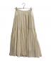 Her lip to（ハーリップトゥ）の古着「High-Waist Tiered Long Skirt」｜アイボリー