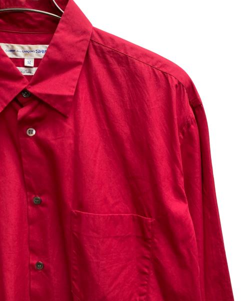 COMME des GARCONS SHIRT（コムデギャルソンシャツ）COMME des GARCONS SHIRT (コムデギャルソンシャツ) レギュラーシャツ レッド サイズ:Mの古着・服飾アイテム
