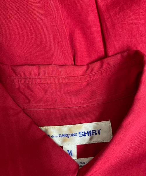 COMME des GARCONS SHIRT（コムデギャルソンシャツ）COMME des GARCONS SHIRT (コムデギャルソンシャツ) レギュラーシャツ レッド サイズ:Mの古着・服飾アイテム