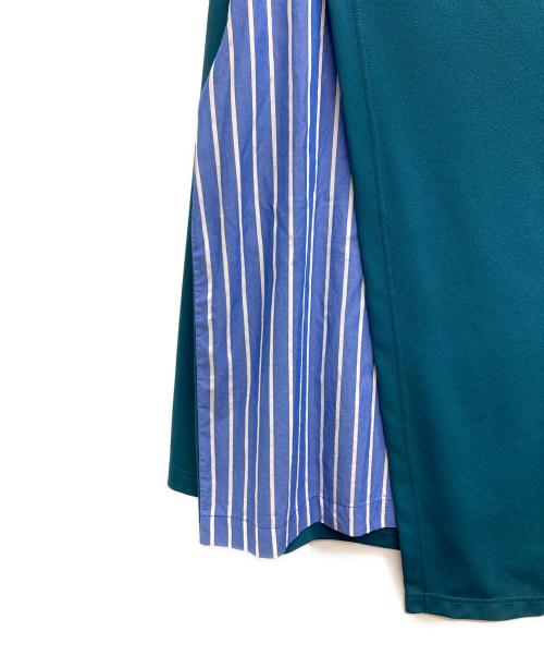 CULLNI（クルニ）CULLNI (クルニ) アシンメトリースリットロンT ブルー サイズ:2の古着・服飾アイテム