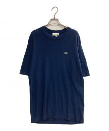 LACOSTE（ラコステ）の古着「半袖ニット」｜ネイビー