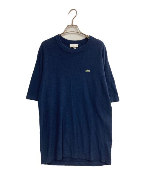 LACOSTE（ラコステ）LACOSTE (ラコステ) 半袖ニット ネイビー サイズ:Sの古着・服飾アイテム