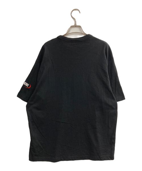 DIESEL（ディーゼル）DIESEL (ディーゼル) 刺繍Tシャツ ブラック サイズ:Sの古着・服飾アイテム