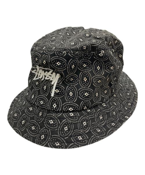 stussy（ステューシー）stussy (ステューシー) バケットハット ブラックの古着・服飾アイテム