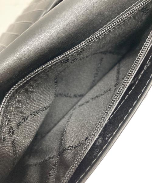 MICHAEL KORS（マイケル・コース）MICHAEL KORS (マイケル・コース) 二つ折り長財布 ブラック 未使用品の古着・服飾アイテム