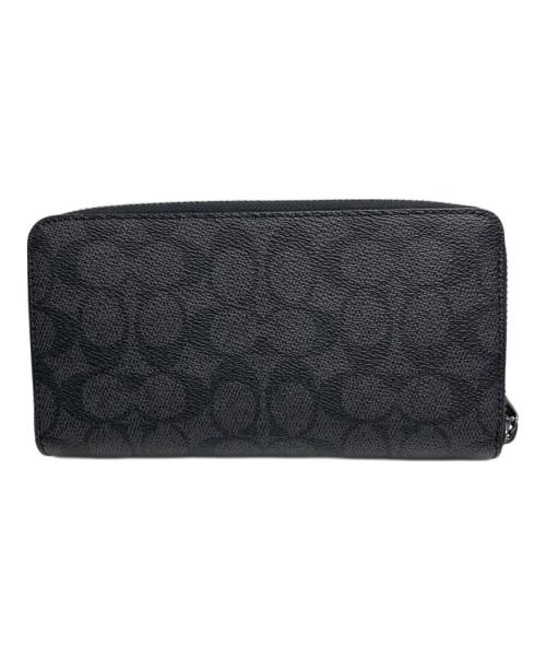 COACH（コーチ）COACH (コーチ) ラウンドジップウォレット ブラックの古着・服飾アイテム