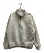 NIKEナイキ）の古着「AS M NK SOLO SWSH HW BB QZ TOP」｜ホワイト