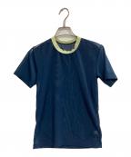 OVERNEATH×SUPER A MARKETオーバーニース×スーパーエーマーケット）の古着「Mesh T-shirt」｜ネイビー