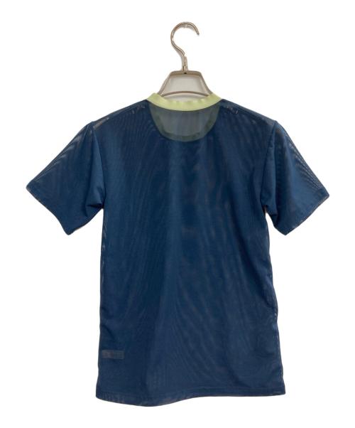 OVERNEATH（オーバーニース）OVERNEATH (オーバーニース) SUPER A MARKET (スーパーエーマーケット) Mesh T-shirt ネイビー サイズ:Sの古着・服飾アイテム