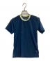 OVERNEATH（オーバーニース）の古着「Mesh T-shirt」｜ネイビー