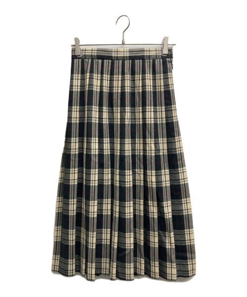 L.L.Bean（エルエルビーン）L.L.Bean (エルエルビーン) ウールプリーツスカート ブラック サイズ:6の古着・服飾アイテム