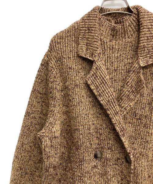 Snidel（スナイデル）Snidel (スナイデル) 24AW ニットジャケット ワンピース ブラウン サイズ:ONEの古着・服飾アイテム