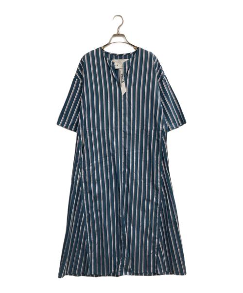 ticca（ティッカ）TICCA (ティッカ) ストライプスキッパーワンピース ネイビー サイズ:Freeの古着・服飾アイテム