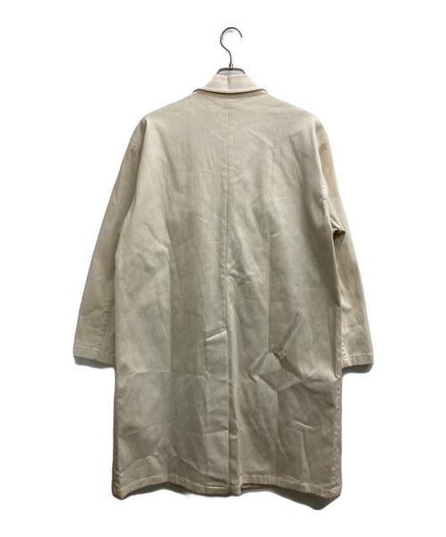 PRADA（プラダ）PRADA (プラダ) ステンカラーコート アイボリー サイズ:Lの古着・服飾アイテム