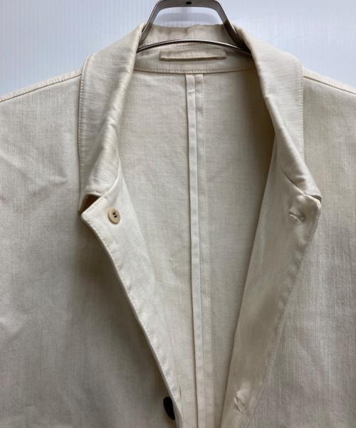 PRADA（プラダ）PRADA (プラダ) ステンカラーコート アイボリー サイズ:Lの古着・服飾アイテム