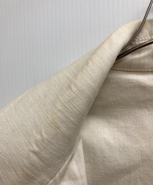 PRADA（プラダ）PRADA (プラダ) ステンカラーコート アイボリー サイズ:Lの古着・服飾アイテム