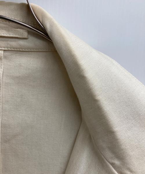 PRADA（プラダ）PRADA (プラダ) ステンカラーコート アイボリー サイズ:Lの古着・服飾アイテム