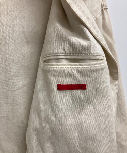 PRADA（プラダ）PRADA (プラダ) ステンカラーコート アイボリー サイズ:Lの古着・服飾アイテム