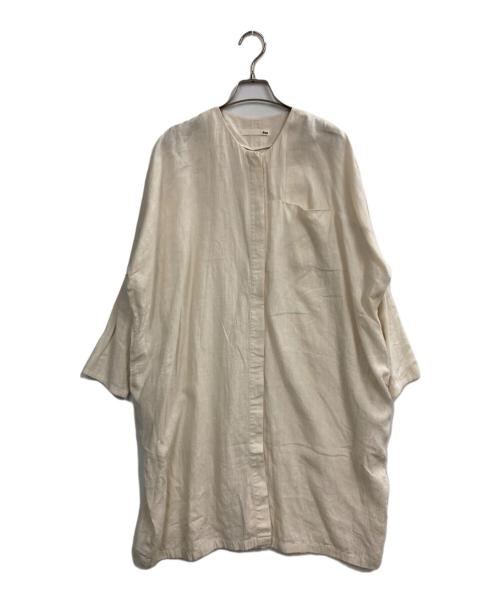 evam eva（エヴァムエヴァ）evam eva (エヴァムエヴァ) water linen tunic アイボリー サイズ:Freeの古着・服飾アイテム