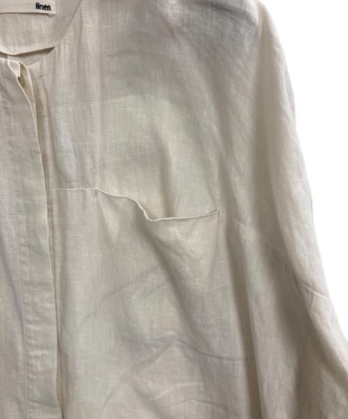 evam eva（エヴァムエヴァ）evam eva (エヴァムエヴァ) water linen tunic アイボリー サイズ:Freeの古着・服飾アイテム