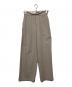 JOURNAL STANDARD（ジャーナルスタンダード）の古着「ウォッシャブルコットンリネンVIS ストレートパンツ」｜グレー