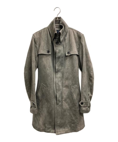 TORNADO MART（トルネードマート）TORNADO MART (トルネードマート) フェイクスエード調コート グレー サイズ:Mの古着・服飾アイテム