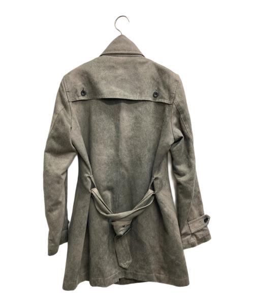 TORNADO MART（トルネードマート）TORNADO MART (トルネードマート) フェイクスエード調コート グレー サイズ:Mの古着・服飾アイテム