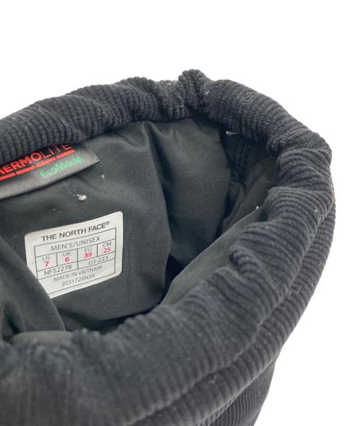 THE NORTH FACE（ザ ノース フェイス）THE NORTH FACE (ザ ノース フェイス) ヌプシ ブーティ ウォータープルーフ ブラック サイズ:25cmの古着・服飾アイテム