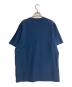 FRED PERRY (フレッドペリー) ストライプ クレープ ピケ Tシャツ ネイビー サイズ:L：6000円