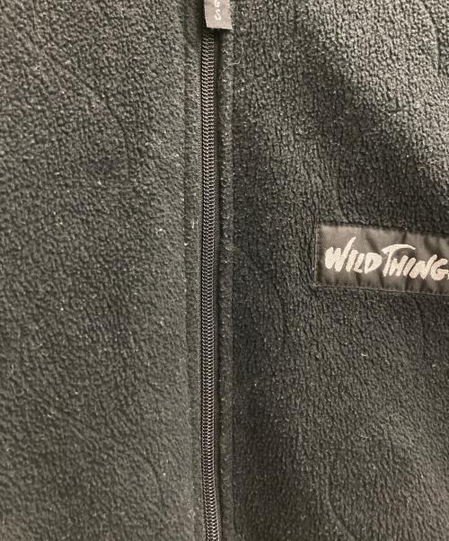 WILD THINGS（ワイルドシングス）WILD THINGS (ワイルドシングス) フリースジャケット ブラック サイズ:Lの古着・服飾アイテム