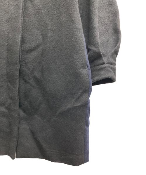 PS Paul Smith（ＰＳポールスミス）PS Paul Smith (ＰＳポールスミス) カシミヤ混ステンカラーコート ブラック サイズ:38の古着・服飾アイテム