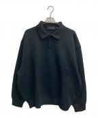 FOG ESSENTIALSフィアオブゴッド エッセンシャル）の古着「KNIT POLO」｜ブラック