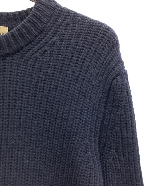 Acne studios（アクネ ストゥディオス）ACNE STUDIOS (アクネ ストゥディオス) クルーネックニット ネイビー サイズ:XSの古着・服飾アイテム